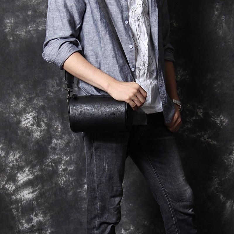 Cylinder Sling Bag Men