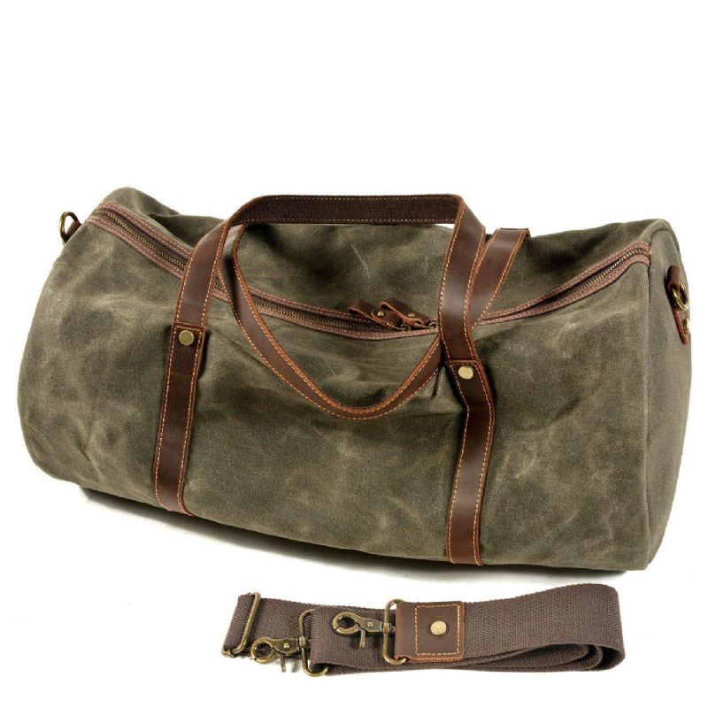 Heavy Duty Waxed Canvas Duffle Bag Příruční Taška