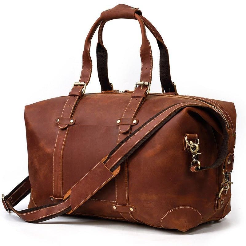 Hovězí Kůže Vintage Duffle Bag