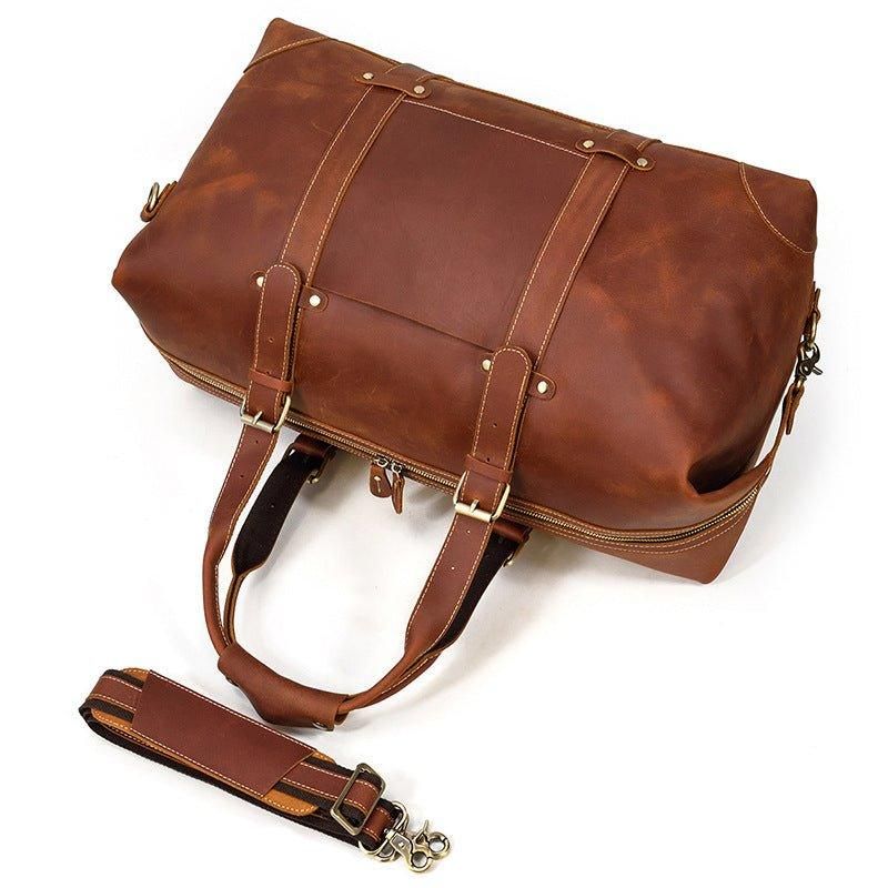 Hovězí Kůže Vintage Duffle Bag