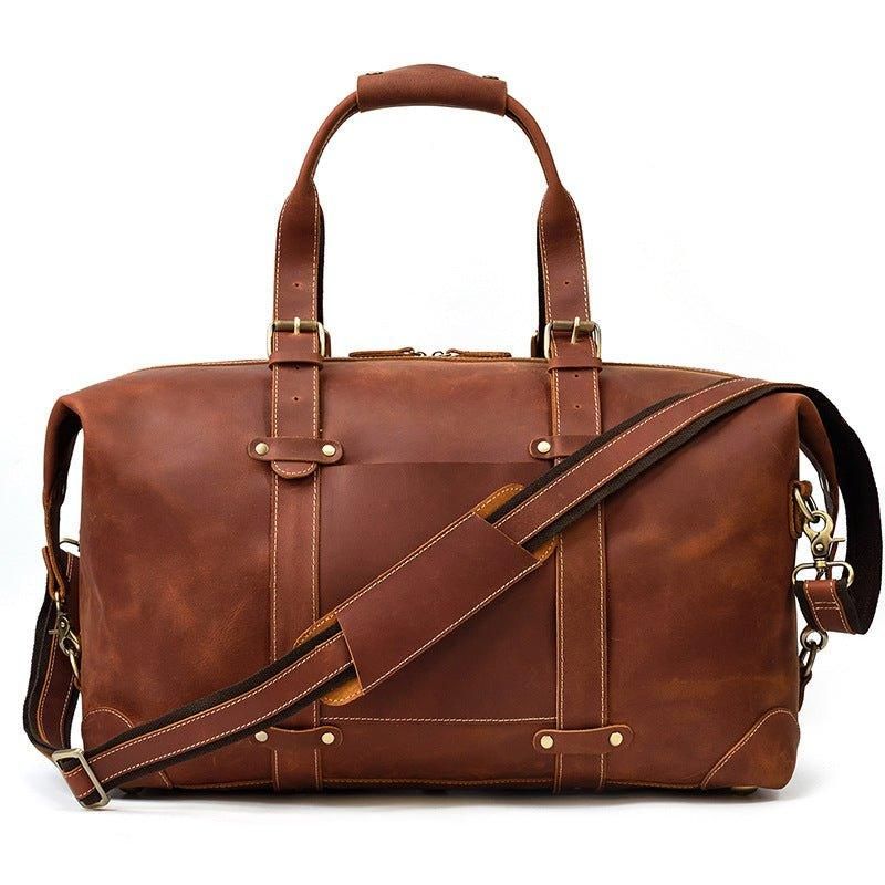 Hovězí Kůže Vintage Duffle Bag