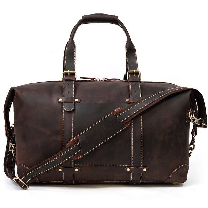 Hovězí Kůže Vintage Duffle Bag