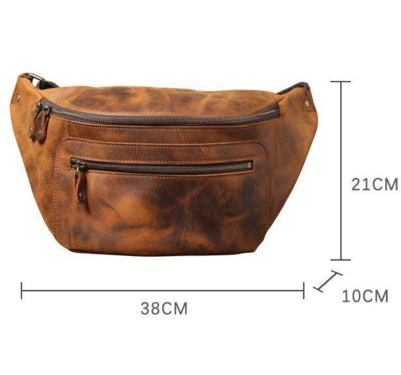 Kožená Crossbody Kabelka Pro Muže