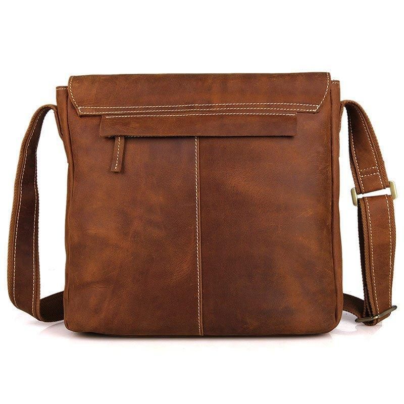 Kožená Kabelka Messenger Crossbody Vintage