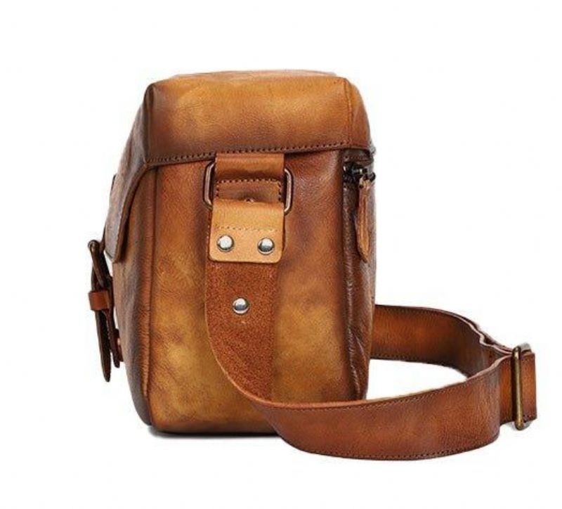 Kožená Taška Na Fotoaparát Crossbody