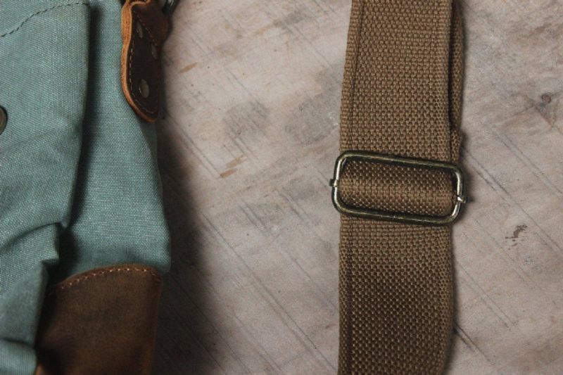 Messenger Bag Satchel Vintage Plátěná Kůže