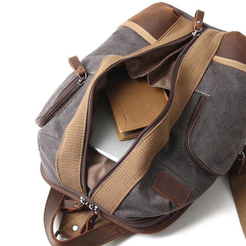 Nepromokavý Plátěný Batoh Crossbody Sling