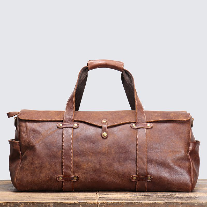 Pánská Kožená Taška Vintage Leather Duffle Bag