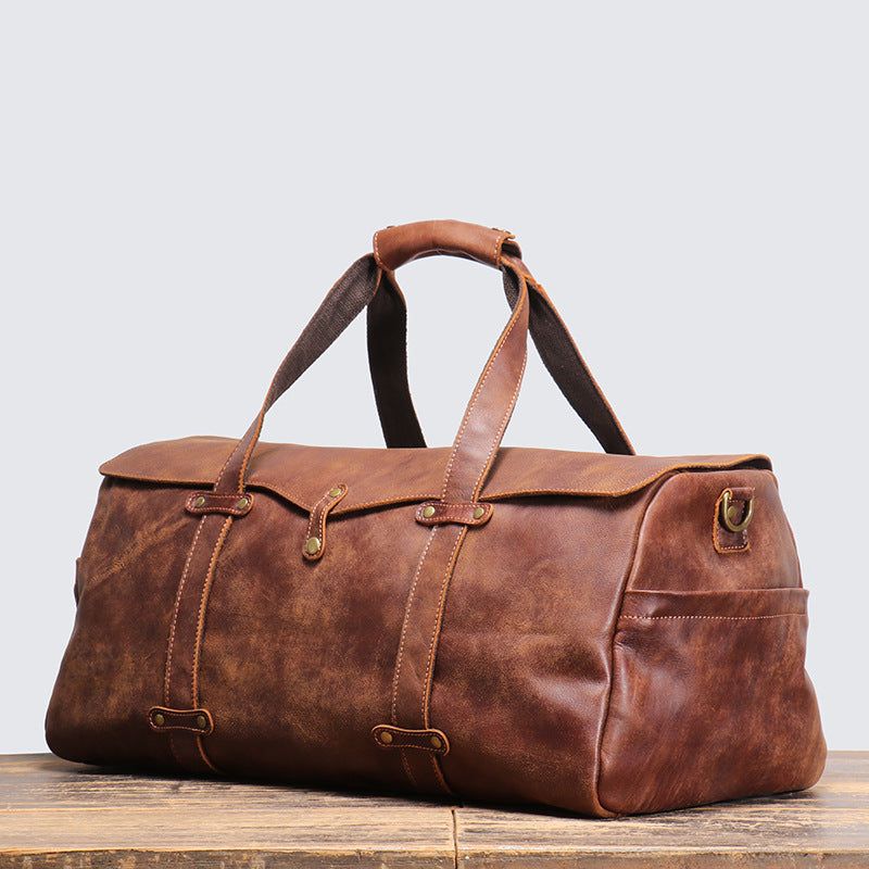 Pánská Kožená Taška Vintage Leather Duffle Bag