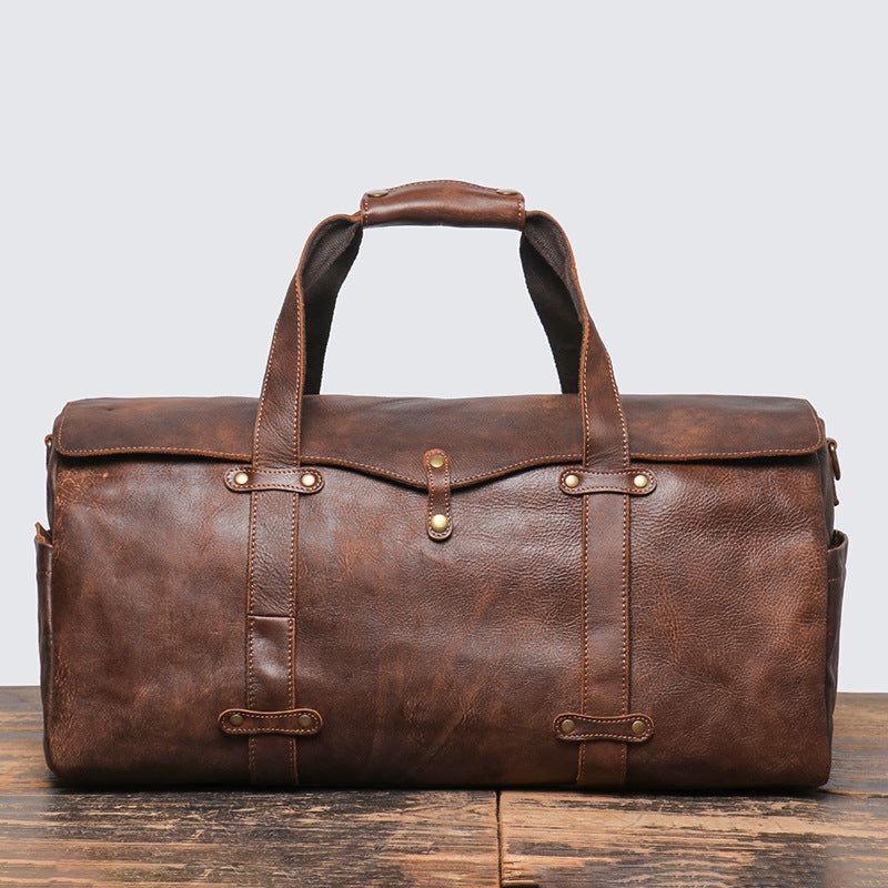 Pánská Kožená Taška Vintage Leather Duffle Bag