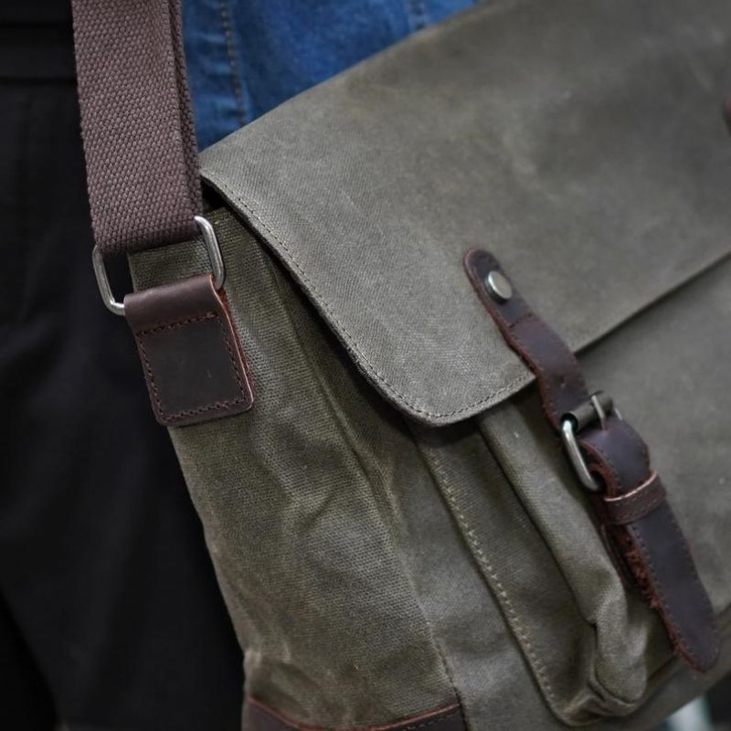 Pánská Plátěná Taška Messenger Crossbody