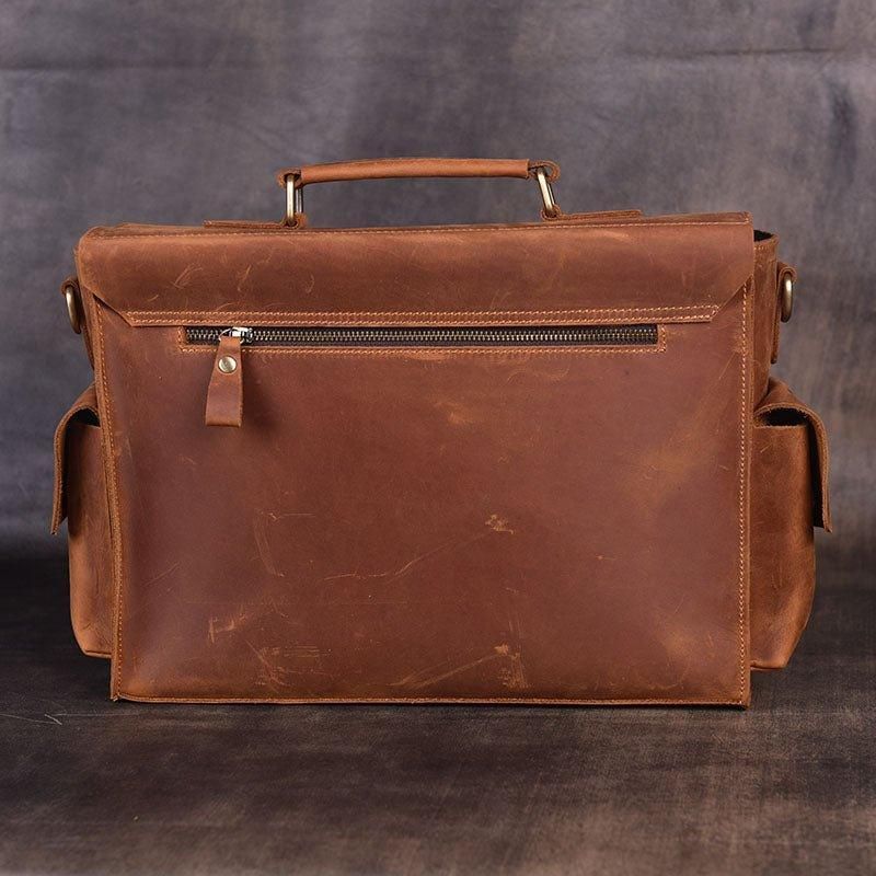 Pánské Kožené Pouzdro Attache Case 14" 15.6"