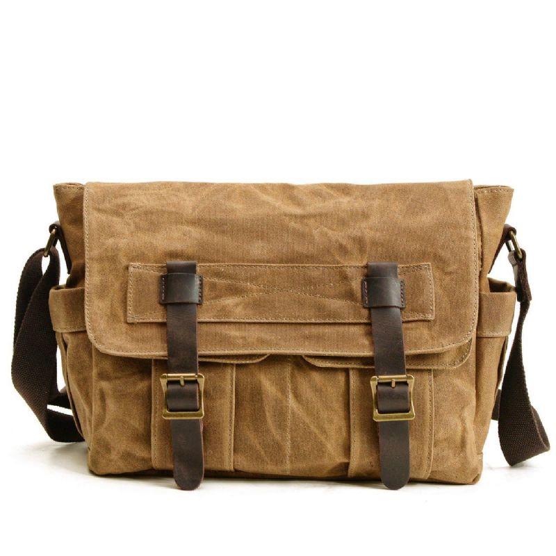 Pánské Motobagy Canvas Vintage Messenger Bag