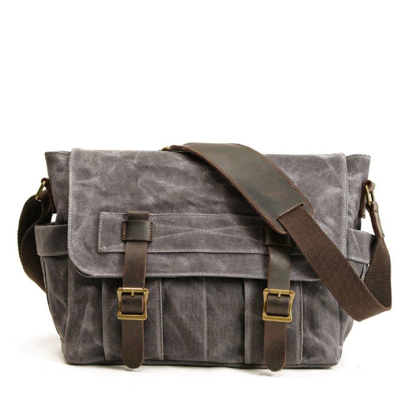 Pánské Motobagy Canvas Vintage Messenger Bag