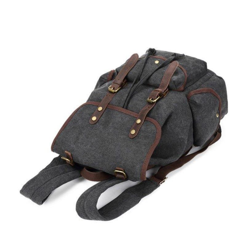 Pánský Ležérní Plátěný Batoh Vintage Camping Daypack