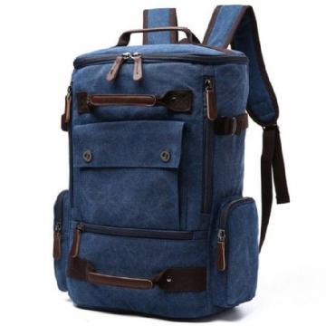 Plátěný Batoh Casual Vintage Daypack