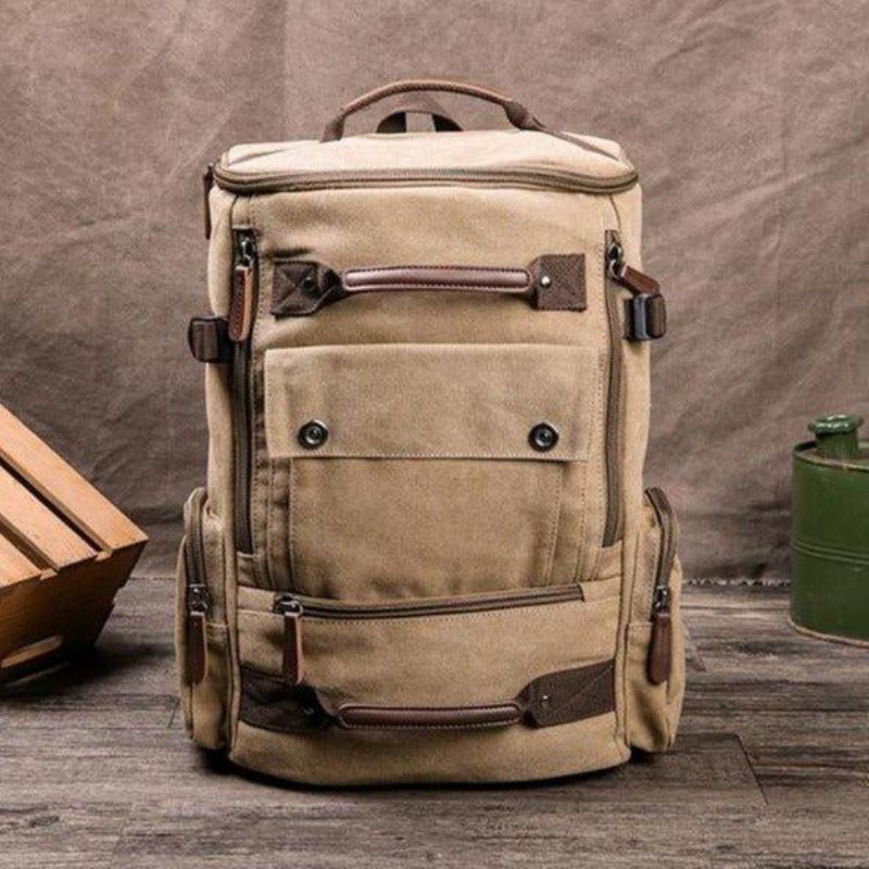 Plátěný Batoh Casual Vintage Daypack