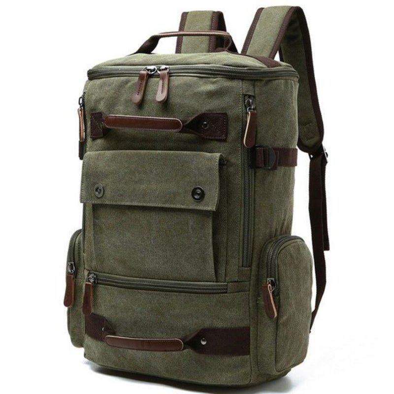 Plátěný Batoh Casual Vintage Daypack