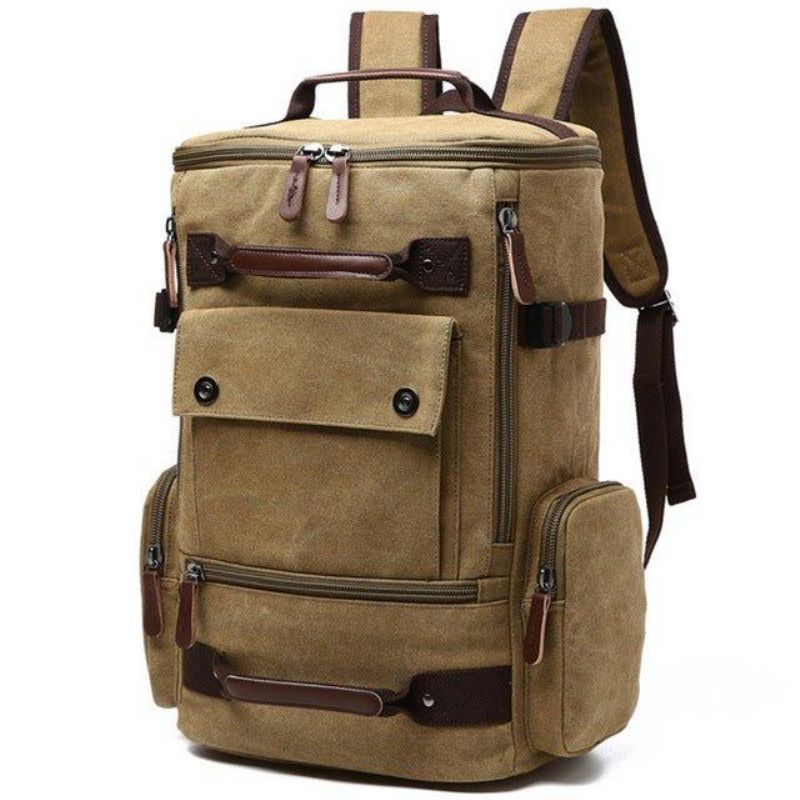 Plátěný Batoh Casual Vintage Daypack