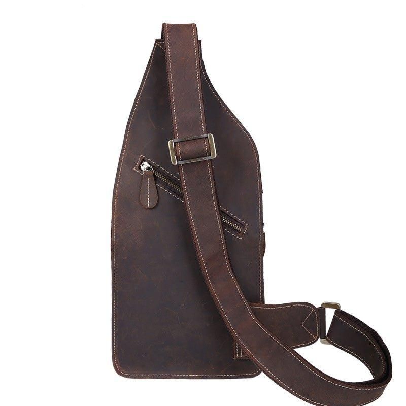 Sling Backpack Crossbody Kůže