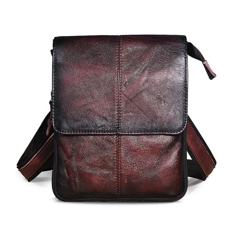 Vintage Kabelka Z Pravé Kůže Small Messenger Bag