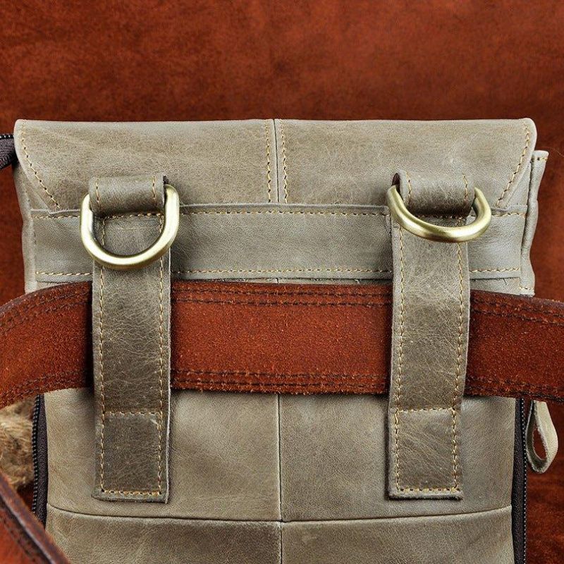 Vintage Kabelka Z Pravé Kůže Small Messenger Bag