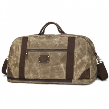 Voskovaný Plátěný Batoh Weekender Duffle Bag